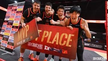 【バスケ】上野原サンライズ男子 4戦全勝で連続ラウンド優勝 決勝は圧勝 3人制国内プロリーグ 山梨