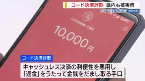 “コード決済詐欺” 県内でも被害増 「返金」処理したつもり➡実は「送金」で二重被害も 山梨