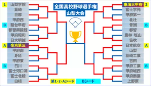 【高校野球】東海大甲府が延長11回サヨナラ勝利 甲府工業との激闘を制す 山梨学院を破った帝京第三と決勝戦