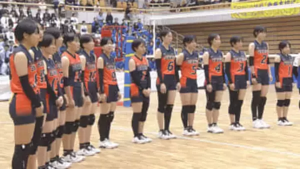 【春高バレー】女子・日本航空 強豪の東九州龍谷にストレート負け 3年ぶり勝利ならず 山梨