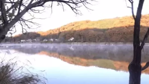 寒気が流入 今季1番の寒い朝 河口湖で氷点下2.9℃ 甲府は1.4℃ 山梨