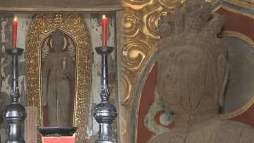 33年ぶり御開帳「木造十一面観音立像」 徳川家康も滞在した敬泉寺で 山梨・甲府市