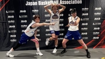 【バスケ】上野原サンライズ女子 3人制の日本選手権 初出場で準優勝 交代なしの3人のみで臨む 山梨