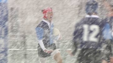 雪中決戦！「皆がたくさん点を取ってくれてうれしい」 中学ラグビー新人大会 一宮・石和が連覇達成 山梨
