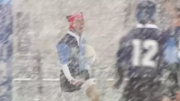 雪中決戦！「皆がたくさん点を取ってくれてうれしい」 中学ラグビー新人大会 一宮・石和が連覇達成 山梨