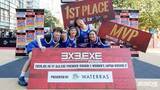 「【バスケ】上野原サンライズ女子 2戦全勝でラウンド2も優勝 3人制プロリーグ 新戦力がMVPに 山梨」の画像1