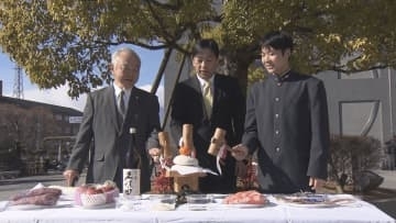 「男磨きを頑張ります」 甲府工業高校で新年恒例の“鏡開き” 1年の決意を新たに 山梨