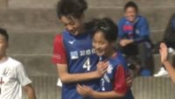 サッカー小学生日本一決定戦へ ヴァンフォーレが2年連続代表切符 決勝は4得点完封 有泉2ゴール 山梨