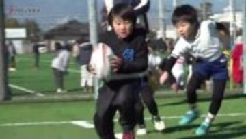 甲府市でAUDI杯タグラグビー大会