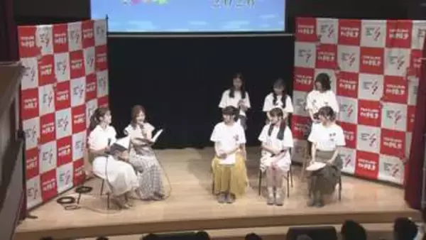 つばきファクトリーに歓声 ラジオ公開収録や縁日イベント 山梨・甲府市