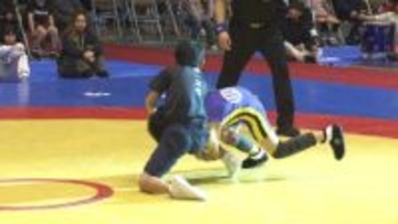 競技をより魅力的に 照明や音響でショーアップ 小学生から62歳まで 4県のレスラーが熱戦を繰り広げる 山梨