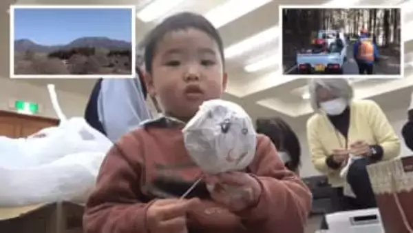 【扇山の山林火災】深夜まで火事対応➡子ども達は「ふれふれ坊主」で雨乞い 15日目も鎮圧に至らず 山梨