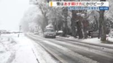 雪は4日明け方にかけピークに 東部・富士五湖や山地で積雪15センチ予想 県立高校入試への影響が懸念 山梨