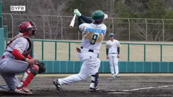 「【野球】開幕2連勝！山梨ファイアーウィンズ ホーム初戦は終盤に逆転 前日猛打賞の守屋は先制の1号 BCリーグ」の画像