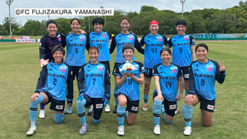 【女子サッカー】3得点で快勝！FCふじざくら山梨 元なでしこJ大矢1得点2アシスト 250試合出場達成を自ら祝う