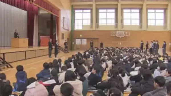 「充実した3学期を」 公立小中16校で一足早く始業式 県内のピークは9日 山梨