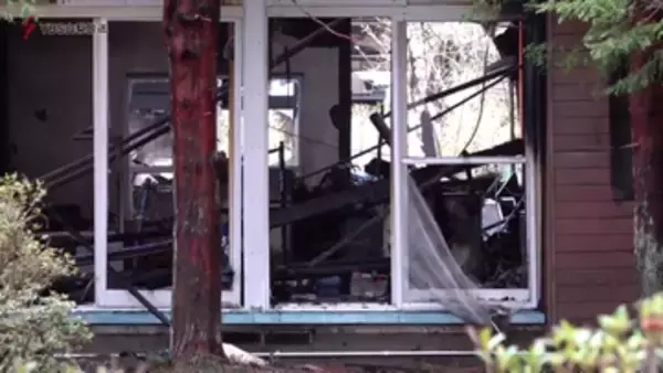 【速報】山中湖で住宅兼民宿が全焼 男女2人の死亡確認 現在は営業しておらず 山梨