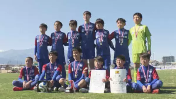 ヴァンフォーレが3連覇 決勝は寺島の2得点で逃げ切る U-12サッカー 小学6年生は最後の山梨県大会