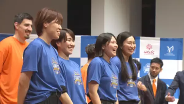 【バスケ】3人制の世界大会 8月に上野原市役所で開催へ 「全大会でタイトルを」新生サンライズ男女が抱負 山梨