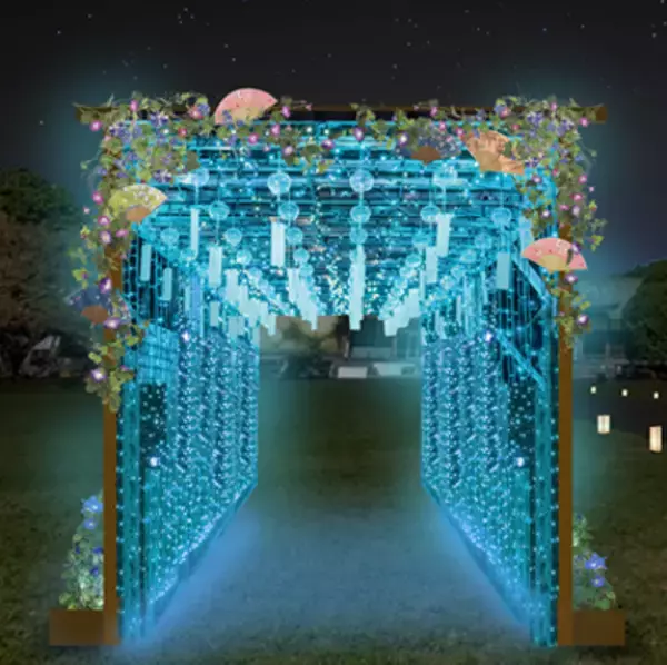 「東京・小金井公園、夏の花と幻想的な光の演出を楽しめる「花と光のムーブメント」7月18日より開催！」の画像