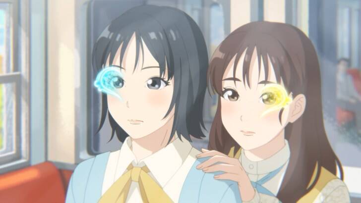 アニメ『たすけあい story』第2話が公開　浜辺美波＆福原遥が“名前のない優先座席”の心温まるエピソードを熱演