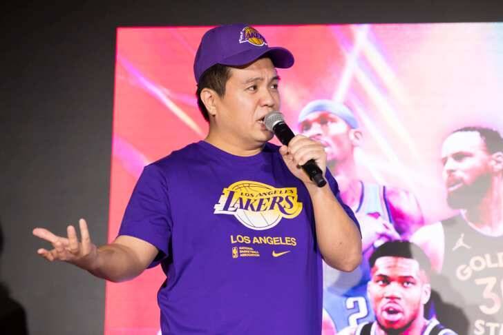 ジェラードン、“NBA愛”全開！『NBA docomo』開幕戦イベントで会場を沸かす