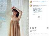 「HKT48田中美久、大人っぽいワンピース姿で撮影オフショット公開！」の画像1