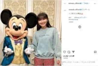 大塚愛、ミッキーと“12年ぶり”再会ショット公開！「2人とも可愛すぎ」