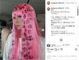 「倖田來未、ド派手なヒョウ柄ピンクヘアの大変身ショット公開！「カッコ良すぎ」「天才的にかわいい」」の画像1