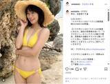 「時東ぁみ、黄色ビキニのグラビアオフショット公開！「絶賛の可愛さ」「爽やかセクシー」」の画像1
