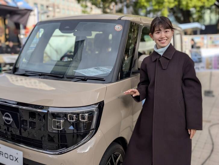 日産が電気自動車（EV）の電力だけで調理した“サステナ寿司”を提供！「ふるまう、くるま」イベントを名古屋・栄で開催