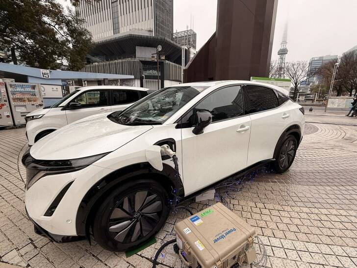 日産が電気自動車（EV）の電力だけで調理した“サステナ寿司”を提供！「ふるまう、くるま」イベントを名古屋・栄で開催