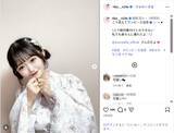 「元NGT48中井りか、涼しげな浴衣ショット公開！「めちゃくちゃかわいい」「よく似合ってる！」」の画像1