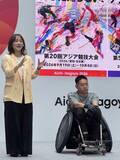「アルコ＆ピースが車いすラグビーの迫力に驚愕！元女子レスリング登坂絵莉「世界最高レベルの試合を生で」　愛知・名古屋2026アジア大会開催記念イベント」の画像3