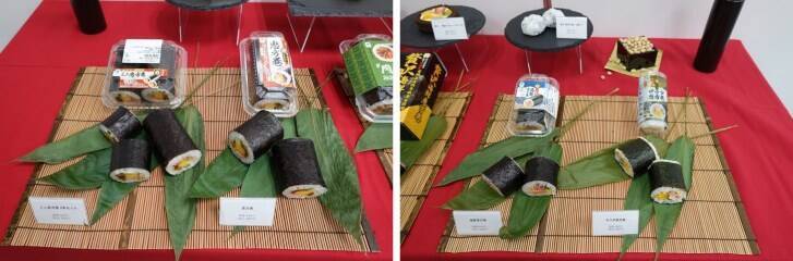 牛肉がっつり！海鮮ぎっしり！ファミマの恵方巻2023、予約困難な焼肉店「肉山」とのコラボ恵方巻と、贅沢食材が詰まった「贅沢海鮮恵方巻」試食会開催