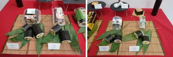 「牛肉がっつり！海鮮ぎっしり！ファミマの恵方巻2023、予約困難な焼肉店「肉山」とのコラボ恵方巻と、贅沢食材が詰まった「贅沢海鮮恵方巻」試食会開催」の画像