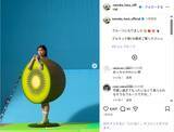 「原菜乃華、フルーツに変身したショット公開！「食べられない可愛さ」「桃似合う！」」の画像1