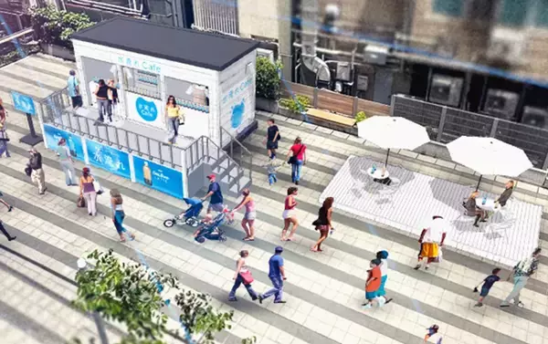 渋谷に「海の家」が！？暑い夏を先取りする『水淹れCafe』が期間限定OPEN