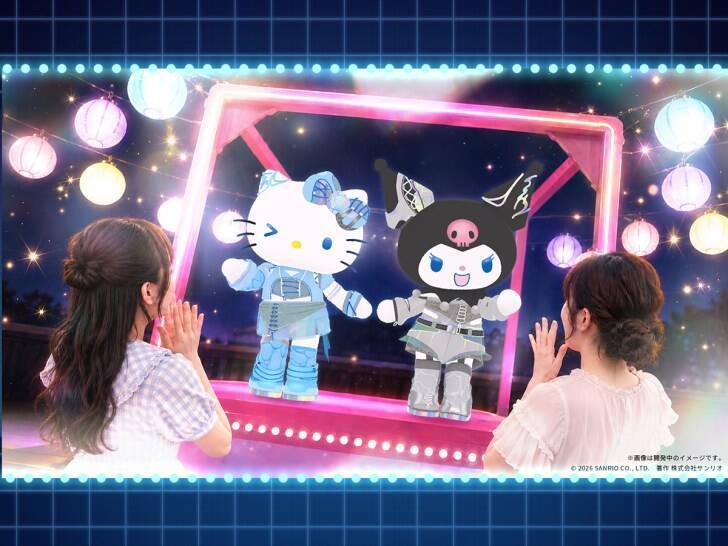 サンリオピューロランド、夏イベント「ピューロランドネオナツマツリⅢ」7月10日より開催！Y3Kファッションのハローキティ、クロミが初登場