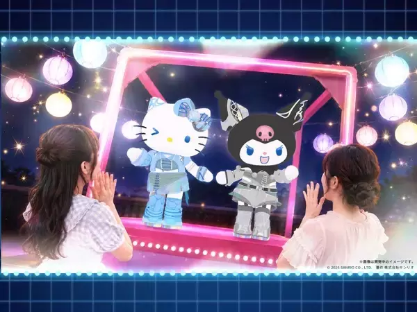 「サンリオピューロランド、夏イベント「ピューロランドネオナツマツリⅢ」7月10日より開催！Y3Kファッションのハローキティ、クロミが初登場」の画像