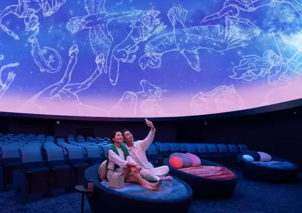 「コニカミノルタプラネタリウム、夏の星座や天の川が輝く特別映像「七夕ウェルカムドーム」6月6日より開催！」の画像