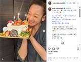 「西山茉希、笑顔あふれるバースデーケーキショット公開！「幸せモノです」」の画像1