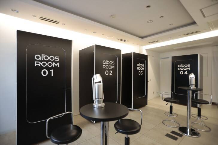 スポットライト型アルミスピーカー“albos Light & Speaker”が先行体験ができる「albos ROOM」を先行体験