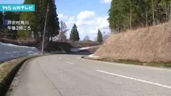 戸沢村の県道で軽トラックが電柱に衝突 運転していた79歳の男性が死亡