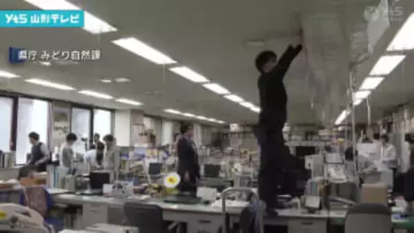 県庁仕事納め 新年への思い込め大掃除