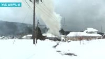 酒田市の小屋で火災　けが人の情報なし