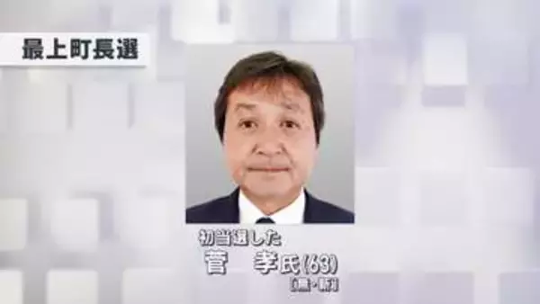 最上町長選挙　前町議の菅氏が初当選