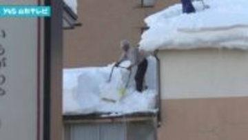 県内は3月上旬並みの気温に 雪害事故に注意