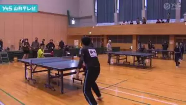 鶴岡市でノーマライゼーション親善交流卓球大会　中学生から90代まで54人が交流深める