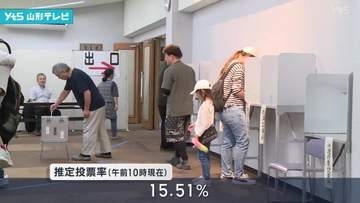 最上町長選挙　投票進む